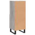 vidaXL Komoda sivý dub sonoma 34,5x34x90 cm spracované drevo