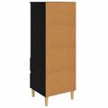 vidaXL Highboard Čierny dub 40 x 36 x 110 cm Kompozitné drevo