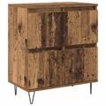 vidaXL Servírovacia skriňa Staré drevo 60 x 35 x 70 cm