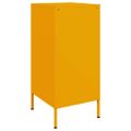 vidaXL Komoda horčicovožltá 36x39x79 cm oceľ valcovaná za studena