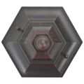 vidaXL Záhradné stĺpové lampy 6 ks E27 110 cm hliníkové bronzové