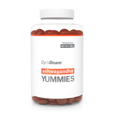 Ashwagandha Yummies - GymBeam, 120 kaps.