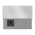 Doplňkový modul SOLIGHT PP128-RJ45 pre vestavné zásuvky série PP128