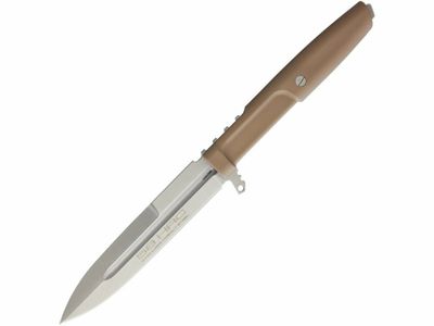 Extrema Ratio 04.1000.0478/DW Requiem Desert Stonewashed taktický nôž 11,8cm, hnedá, puzdro