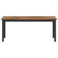 vidaXL lavička Staré drevo 110 x 35 x 45 cm Kompozitné drevo
