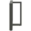 vidaXL Nohy k jedálenskému stolu v tvare T, 2 ks, antracitové, 100x35x(72-73) cm, oceľ