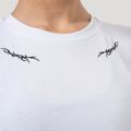 Dámske tričko Tribal Ribbed White - GymBeam, veľkosť XL