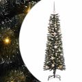 vidaXL Umelý vianočný stromček Zelená 150 cm PVC, plast a oceľ