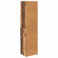 vidaXL Highboard Staré drevo 45 x 42,5 x 185 cm Kompozitné drevo