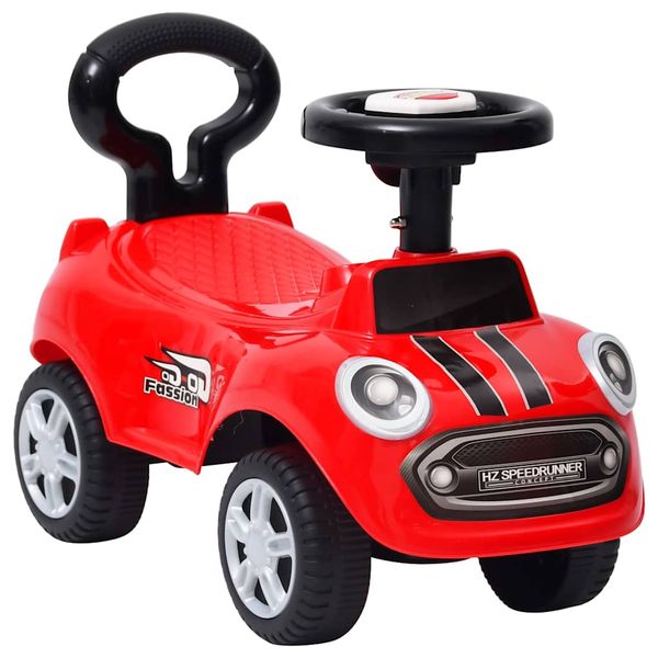 vidaXL Odrážacie auto červené