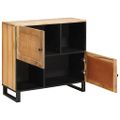 vidaXL Servírovacia skriňa Hnedá 80 x 33 x 75 cm Masívne mango drevo