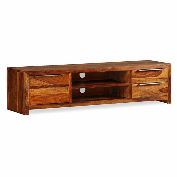 vidaXL TV stolík z masívneho akáciaového dreva, 120x30x30 cm