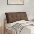 vidaXL Poduška na chrbát Hnedá 100 x 19 x 50 cm látka
