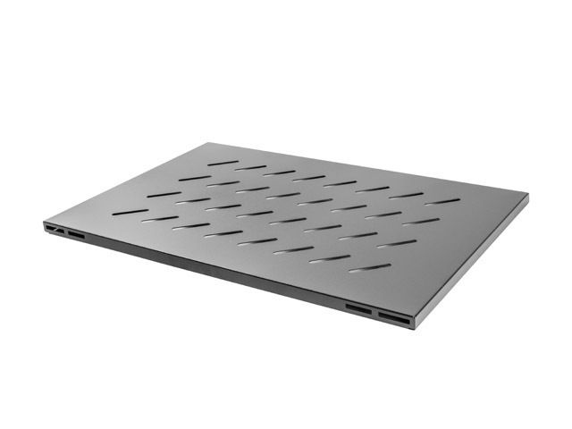 LANBERG 19'' PEVNÁ POLICA PRO OTVORENÝ RACK 1000 MM 1U/480,5X780 MM MAX. NOSNOSŤ DO 120 KG ČIERNA
