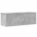 vidaXL Úložný box betónovo-sivý 102x35x35 cm kompozitné drevo