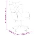 vidaXL Relaxačné kreslo patchwork látkové