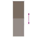 vidaXL Zatemňovacia roleta kávová 60x175 cm šírka látky 55,7 cm polyester