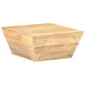 vidaXL Konferenčný stolík v tvare V 66x66x30 cm, mangový masív
