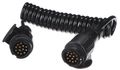 Propojovací spirálový kabel zástrčky tažného zariadenia TRAILER CABLE 4, 13-13pin, 3 m SIXTOL