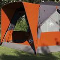 vidaXL Cabin Tent 7-Person 7-miestny Šedá a oranžová