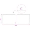 vidaXL Záclona na balkónové súkromie 200 x 700 cm Textil s PU povlakom