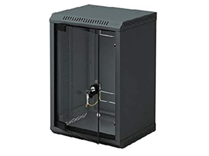 10'' rack jednodielny4U/260 TRITON čierny dvere perf.