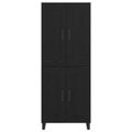vidaXL Highboard 2 ks Čierny dub 69,5 x 34 x 180 cm