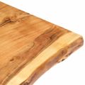 vidaXL Stolová doska, akáciový masív 118x(50-60)x3,8 cm