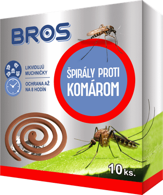 Bros špirály proti komárom 10 ks
