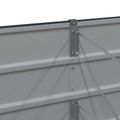vidaXL Hrantík Antracit 160 x 80 x 45 cm Oceľ