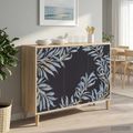 vidaXL Servírovacia skriňa DOKKUM Sonoma 102 x 33 x 75 cm