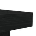 vidaXL Konferenčný stolík s LED svetlami, čierny dub 90x50x40 cm