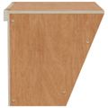 vidaXL Kŕmidlo na seno pre králiky 25x18,5x20,5 cm jedľový masív