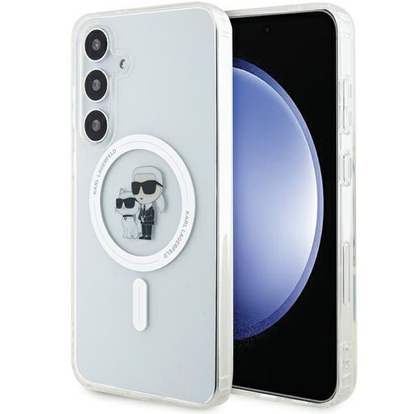 Puzdro Karl Lagerfeld pre Samsung Galaxy S24 KLHMS24SHGKCNOT transparentné HC MAGSAFE IML KC