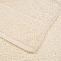 vidaXL Uteráky pre hostí FROGN 10 ks krémové 30x50 cm 360 g/m²