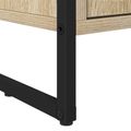 vidaXL Knižnica Sonoma 43 x 36 x 150.5 cm Kompozitné drevo
