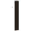vidaXL Žalúzia Tmavohnedá 50 x 250 cm 35 mm Masívne Paulownia drevo