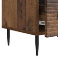 vidaXL TV skrinka Staré drevo 147 x 34,5 x 30 cm Kompozitné drevo