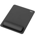 FELLOWES podložka pod myš a zápěstí BREYTA XL/ 210mm x 280mm x 18mm/ černá Podložka pod myš, XL s operkou zápestí, silikonová výpln, antibakteriální Microban®, 210 × 280 mm, cerná