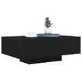 vidaXL Čierny dub 85 x 55 x 31 cm Kompozitné drevo