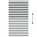 vidaXL Zebra roleta tmavošedá 125x230 cm šírka látky 120,9cm polyester