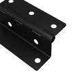 vidaXL Pánt 2 ks Čierna 38 x 17 x 60 mm Železo