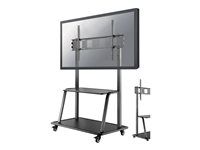 Vozík - pre LCD displej / AV systém - čierna - veľkosť obrazovky: 60"-105"