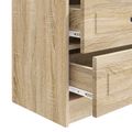 vidaXL Nočný stolík Dub sonoma 62 x 34,5 x 44,5 cm Kompozitné drevo