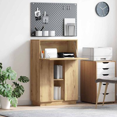 vidaXL Stôl Remeselný dub 71.5 x 31.5 x 106.5 cm Kompozitné drevo