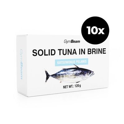 Tuniak vo vlastnej šťave - GymBeam, 10 x 120 g