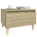 vidaXL Bočné stolíky 2 ks dub sonoma 50x46x35 spracované drevo