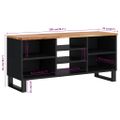 vidaXL TV skrinka 100x33x46 cm masívna akácia a spracované drevo