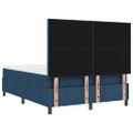 vidaXL Posteľ s pružinovým rámom Modrá 140 x 200 cm látka