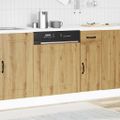vidaXL Panel umývačky riadu Kalmar dub artisan 60x1,5x57 cm kompozitné drevo